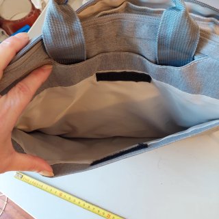 Bolso porta ordenador gris nuevo