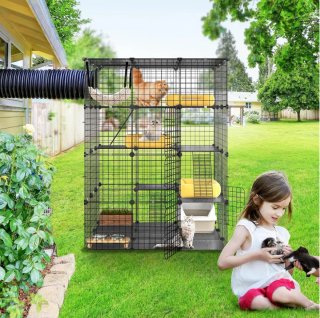 Jaula para Gatos Casa Corral XXL Modular