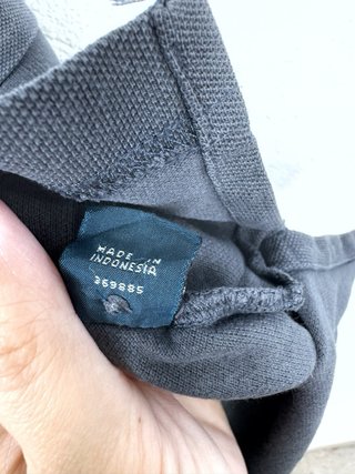 Polo Ralph Lauren Clásico Logo Bordado Retro Gris