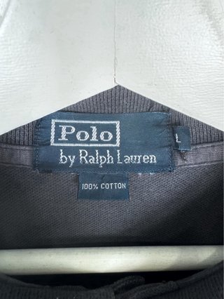 Polo Ralph Lauren Clásico Logo Bordado Retro Gris