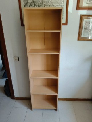 Librería de madera 180cm