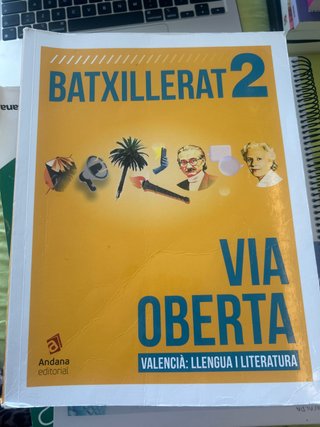 Via Oberta. Valencià. Segon de batxillerat Edic...