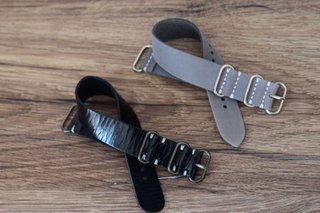 Lotto di 4 cinture in pelle 22mm - Nuove