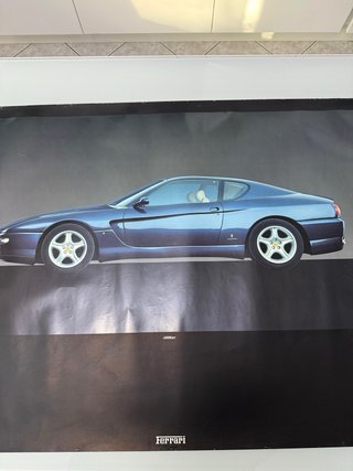 Poster originale Ferrari 456 GT 1994