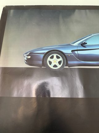 Poster originale Ferrari 456 GT 1994