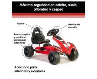 Kart a pedales Feber rojo