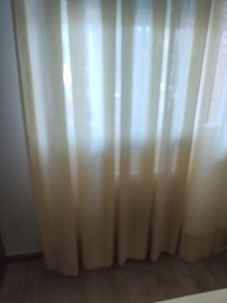 Cortinas de dormitorio naranja muy clarito