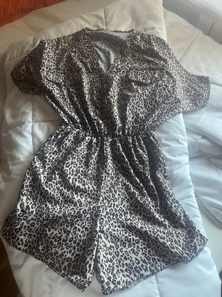 Mono corto estampado leopardo