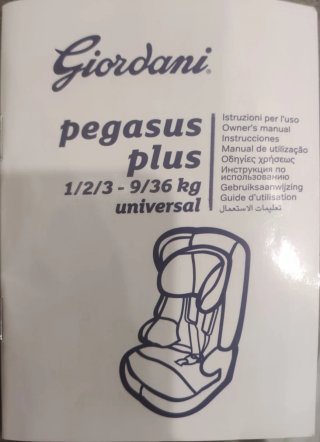Seggiolino Auto Giordani Pegasus Plus 9-36 kg