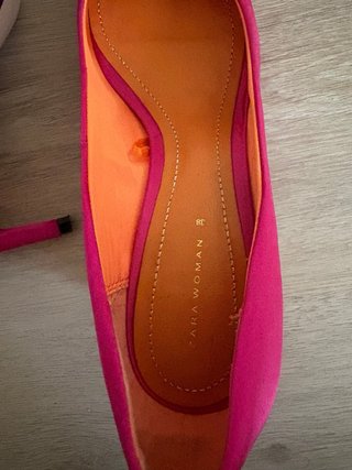 Zapatos de tacón fucsia