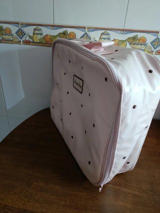 Maleta infantil de viaje rosa