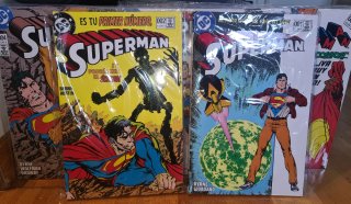 7 Tomos Biblioteca Superman del 1 al 7. Panini