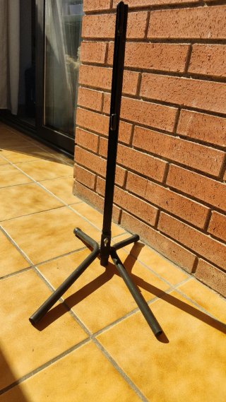Caballete para bicicleta negro