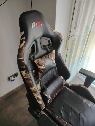 Silla Gaming AKRacing Negra y Camuflaje