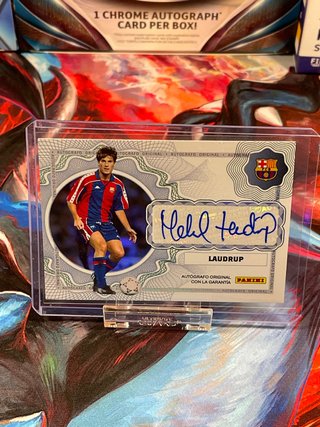 Autógrafo Michael Laudrup Panini FC Barcelona