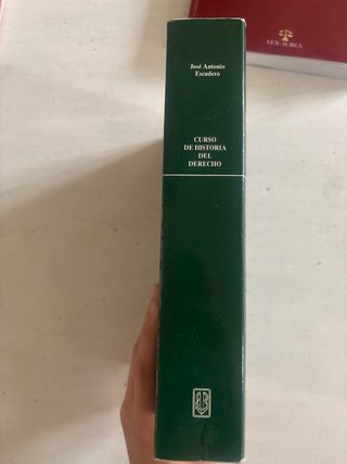 Libro de Historia del derecho en muy buen estado.