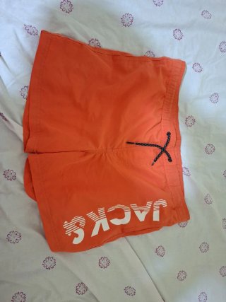 Pantalón corto Jack Jones naranja Talla S