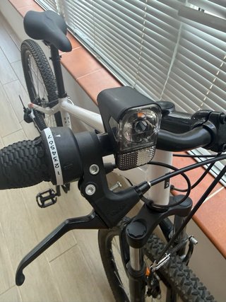 Bicicleta MTB Rockrider Blanca