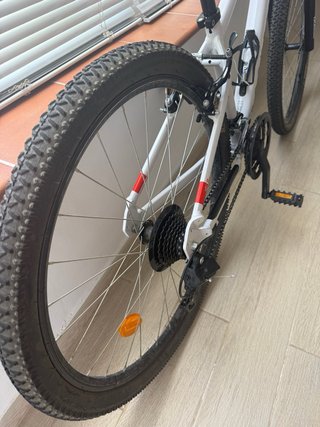 Bicicleta MTB Rockrider Blanca