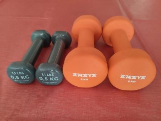 Set 2 Mancuernas 0,5 kg y 2 kg