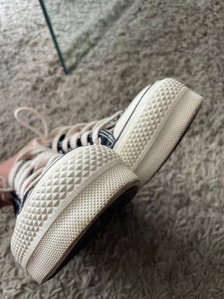 Converse All Star bordadas flores