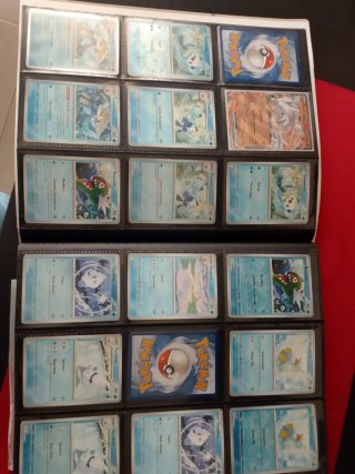 Colección cartas Pokémon llama blanca fulgor negro