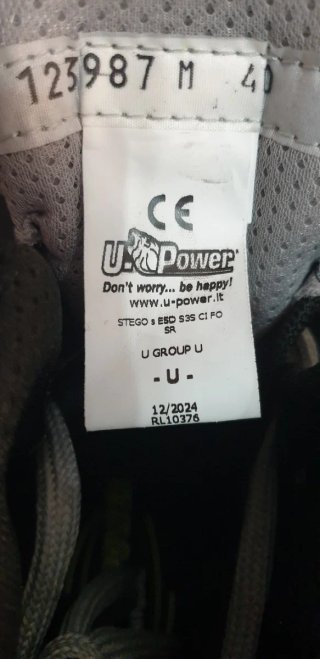 Scarpe da lavoro antinfortunistiche u-power  40 s3