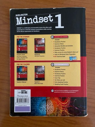 Mindset 1º Bachillerato Students Book Cataluña