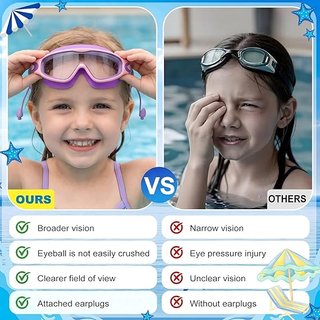 Gafas Natación Niños 3-14 Años