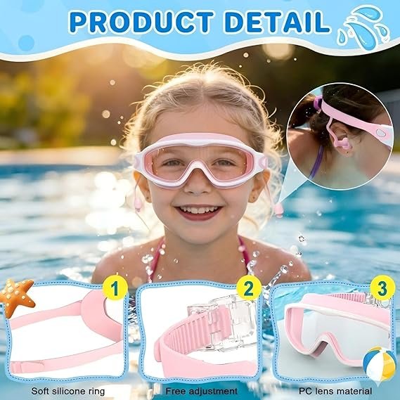 Gafas Natación Niños 3-14 Años