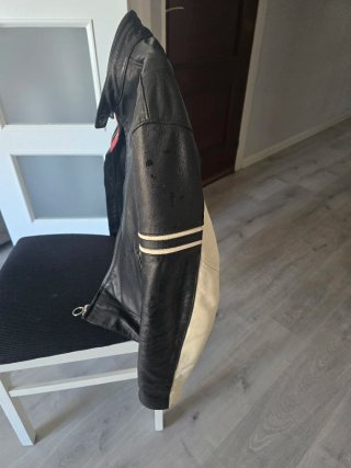 Cazadora Ducati Monster Dainese Negra/Blanca