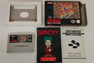 SimCity SNES Completo PAL Nintendo