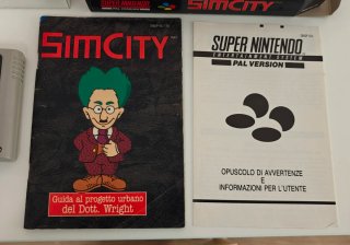 SimCity SNES Completo PAL Nintendo