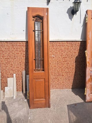 Puerta doble madera maciza