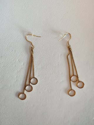 Pendientes largos acero inoxidable verano