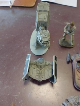 Lote Star Wars Plomo Personajes y Naves
