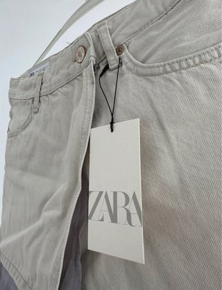 Zara Falda gris Tulle / Denim mini skirt with tule