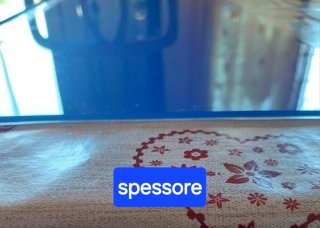 Coppia lastre vetro azzurro temperato