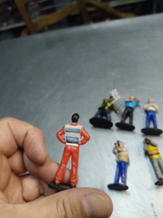 6 Figuras Juez Fotógrafo Carreras Scalextric