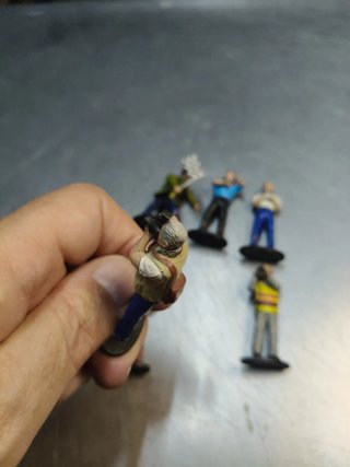 6 Figuras Juez Fotógrafo Carreras Scalextric