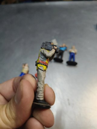 6 Figuras Juez Fotógrafo Carreras Scalextric