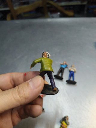 6 Figuras Juez Fotógrafo Carreras Scalextric