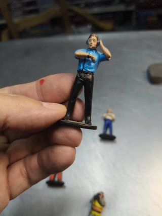 6 Figuras Juez Fotógrafo Carreras Scalextric