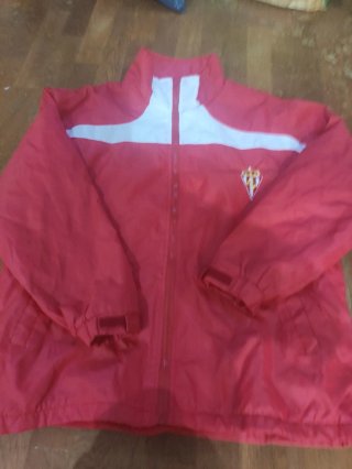 Cazadora Sporting Roja y Blanca