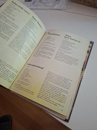 Libro de cocina con Microondas