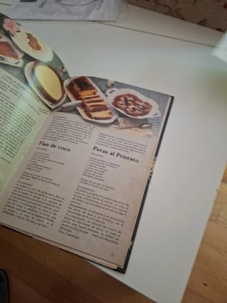 Libro de cocina con Microondas