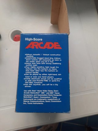 Joystick High-Score Arcade con Caja