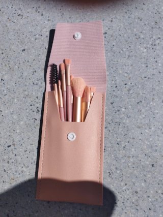Estuche maquillaje rosa