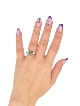 048-01-00238 Anillo Oro 18K con Diamantes