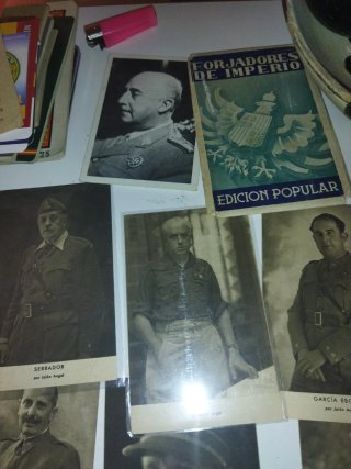 Lote de 11 Postales Antiguas Militares